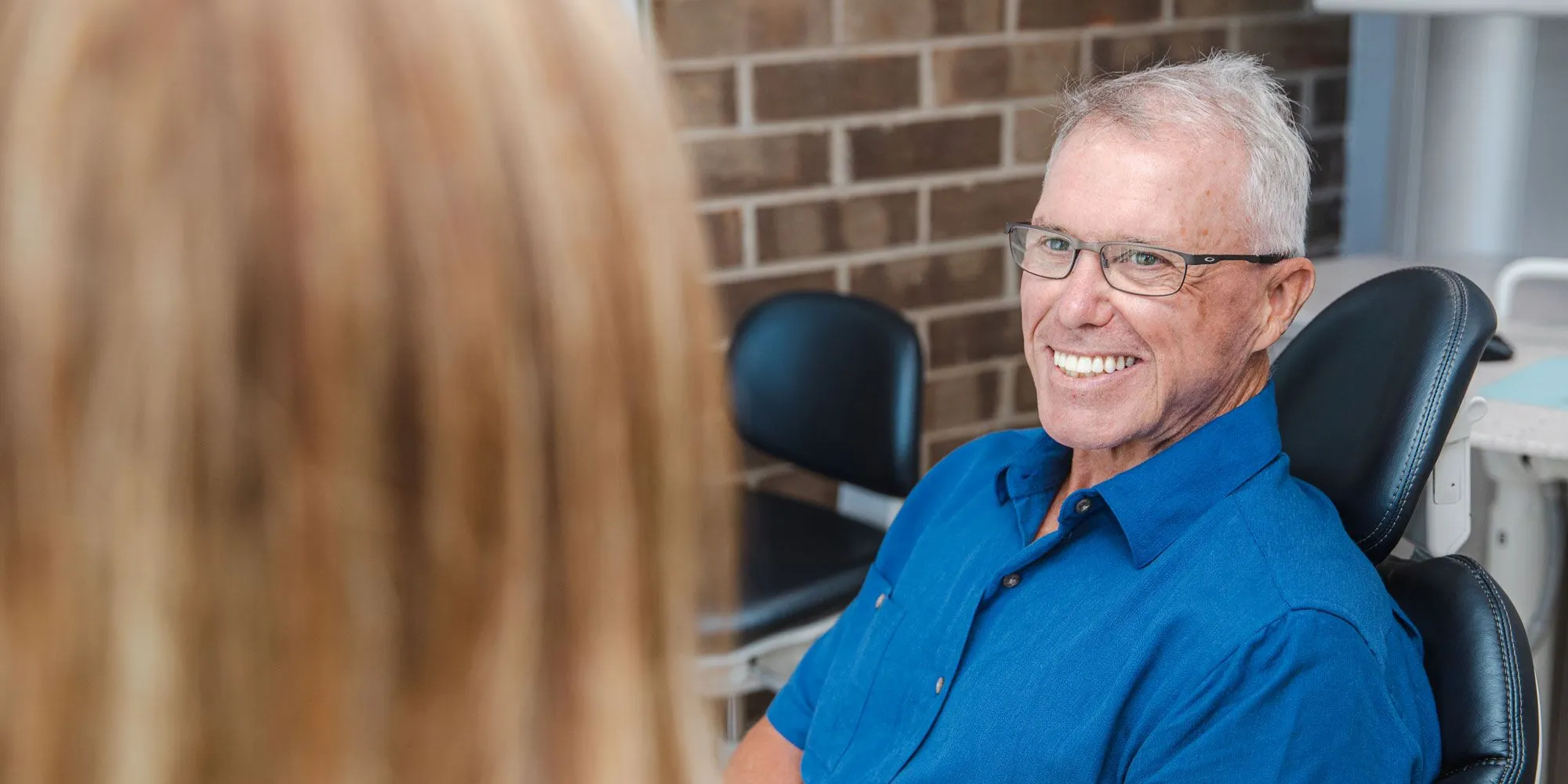 joe with drmann discussing treatment options