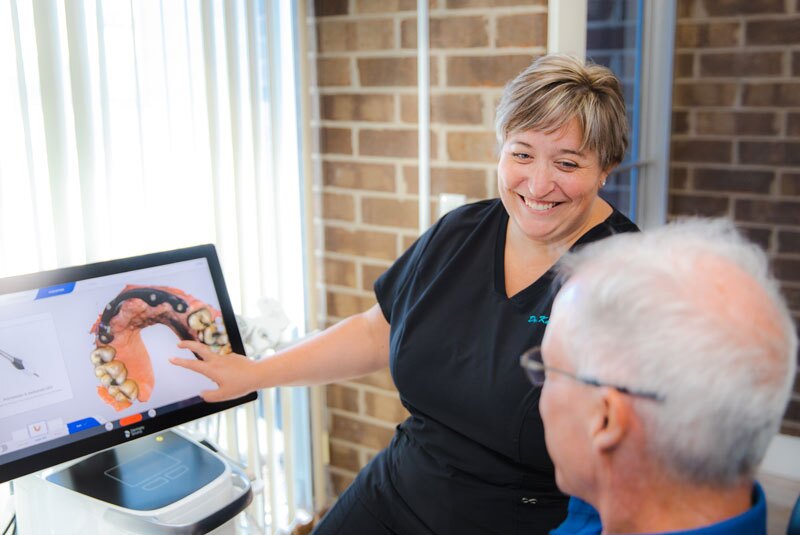 drmann with jon before upper implants