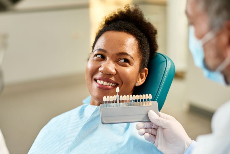 veneer patient looking at options