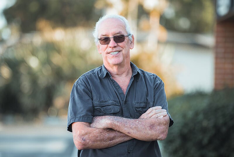 dental implant patient smiling